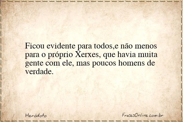 Frase de Heródoto