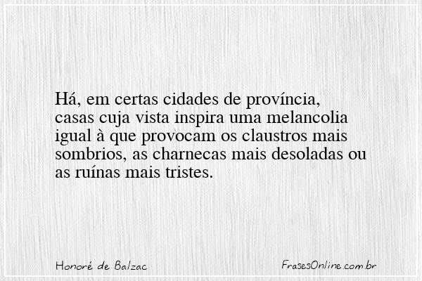 Frase de Honoré de Balzac