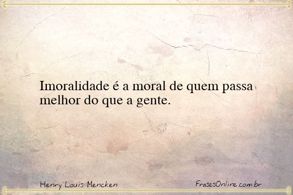 Frase de Henry Louis Mencken