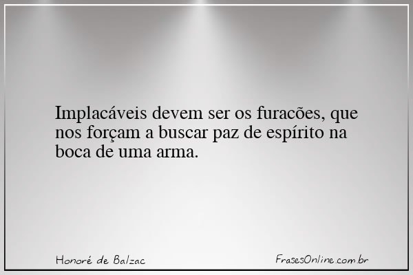 Frase de Honoré de Balzac