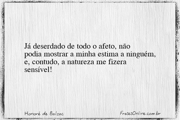 Frase de Honoré de Balzac