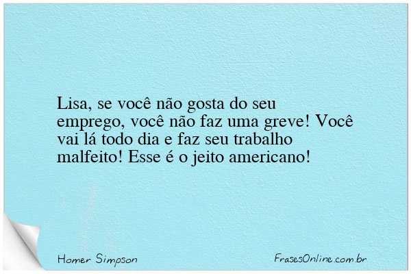 Frase de Homer Simpson