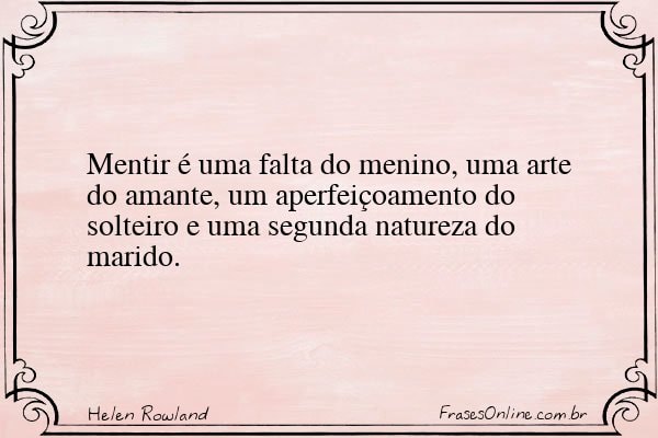 Frase de Helen Rowland