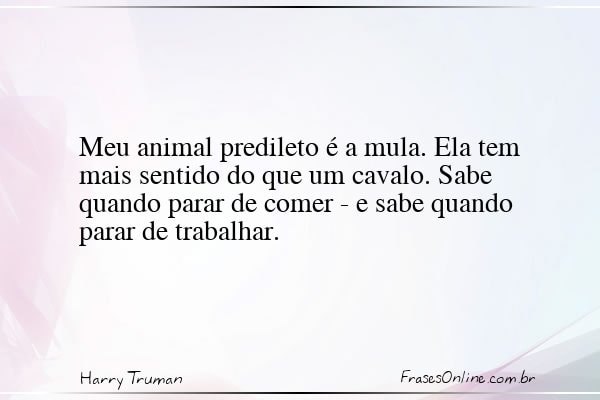 Frase de Harry Truman