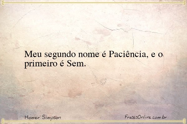 Frase de Homer Simpson