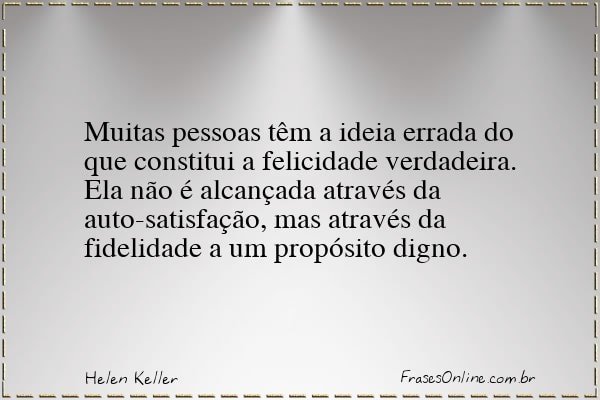 Frase de Helen Keller