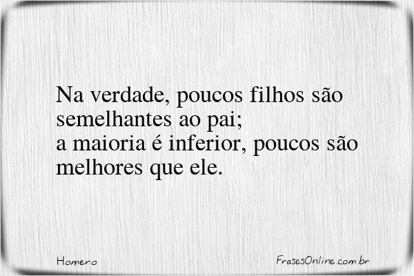 Frase de Homero