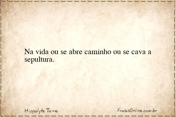 Frase de Hippolyte Taine