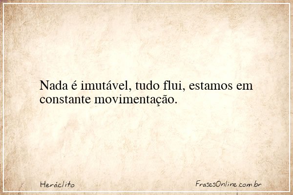Frase de Heráclito