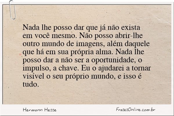 Frase de Hermann Hesse