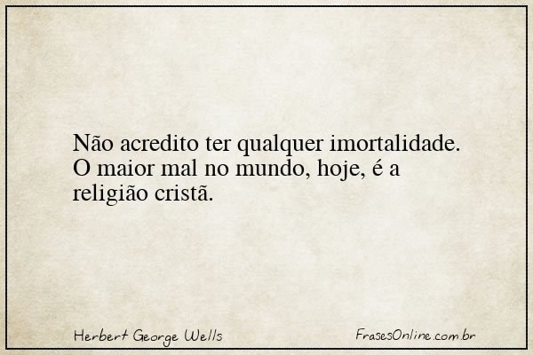 Frase de Herbert George Wells