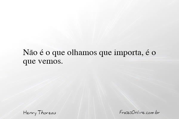Frase de Henry Thoreau