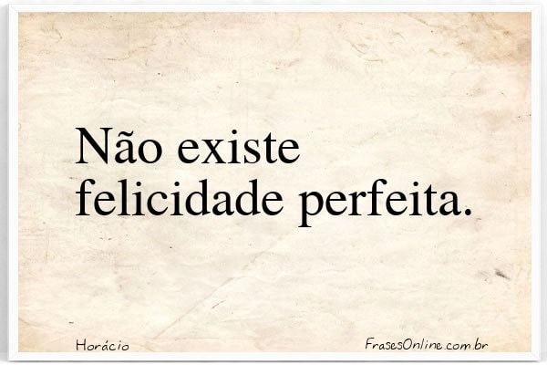 Frase de Horácio