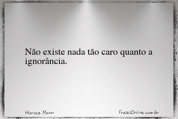 Frase de Horace Mann