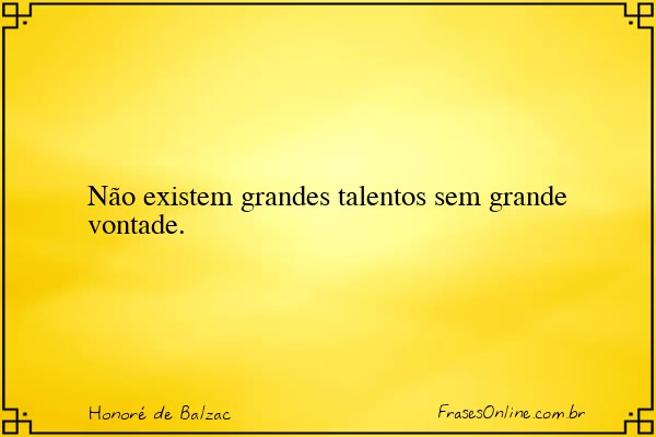Frase de Honoré de Balzac