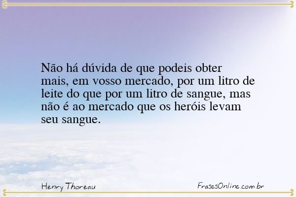 Frase de Henry Thoreau