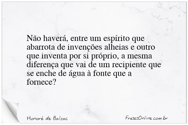 Frase de Honoré de Balzac