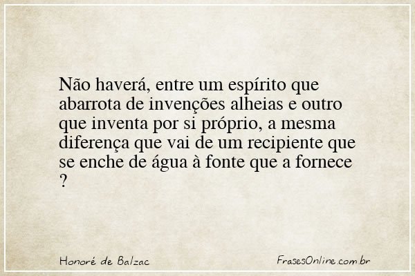 Frase de Honoré de Balzac