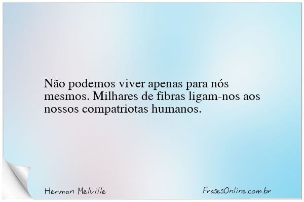 Frase de Herman Melville