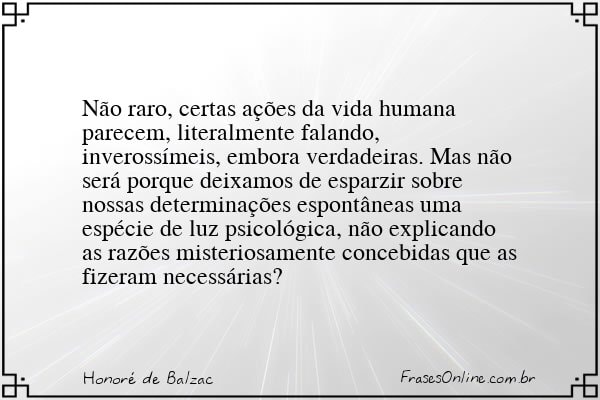 Frase de Honoré de Balzac