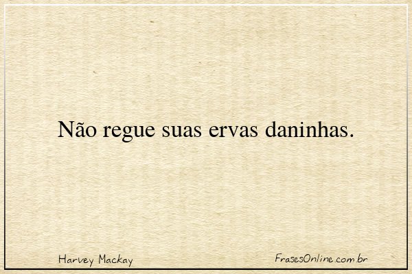 Frase de Harvey Mackay