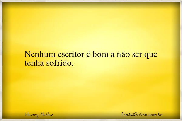 Frase de Henry Miller
