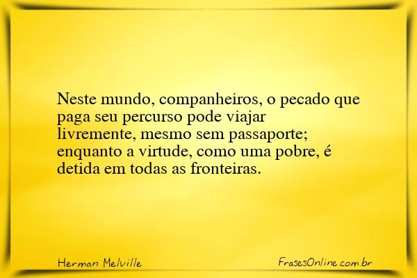 Frase de Herman Melville