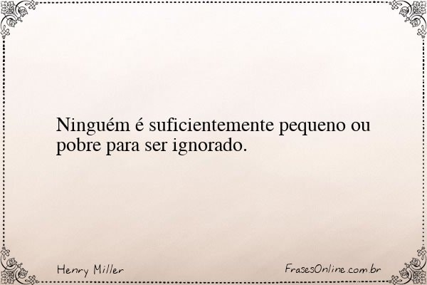 Frase de Henry Miller