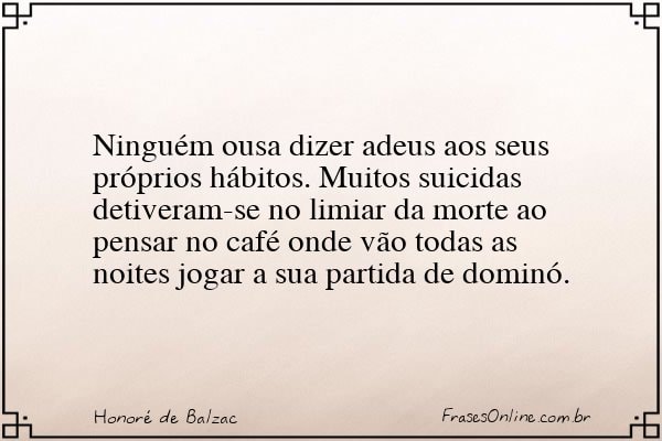 Frase de Honoré de Balzac