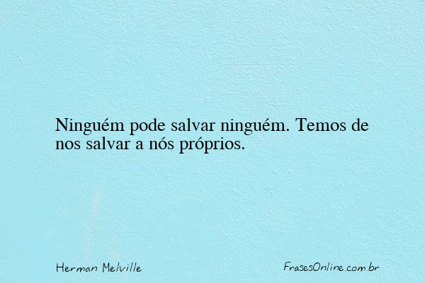 Frase de Herman Melville
