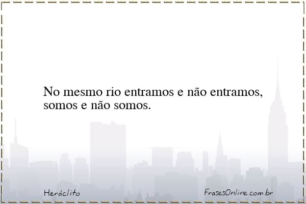 Frase de Heráclito