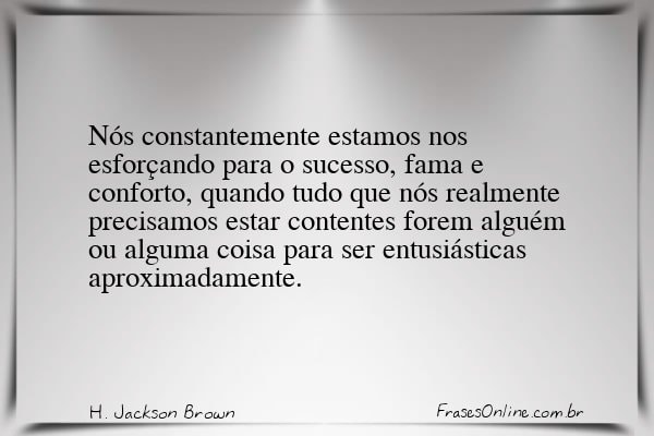 Frase de H. Jackson Brown