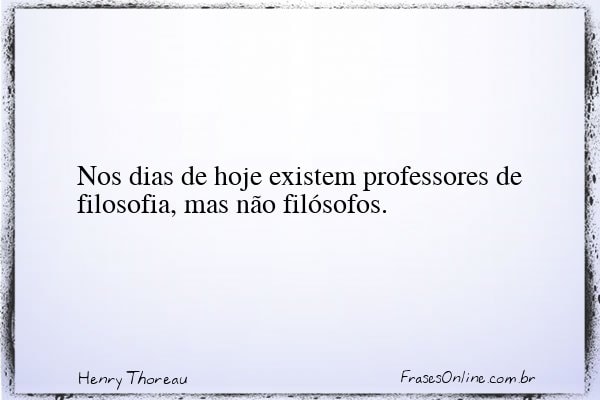 Frase de Henry Thoreau