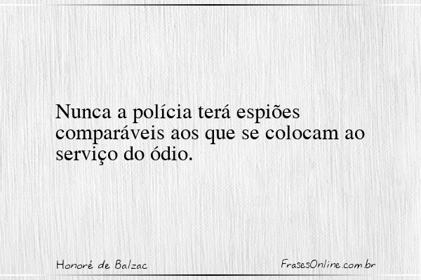 Frase de Honoré de Balzac
