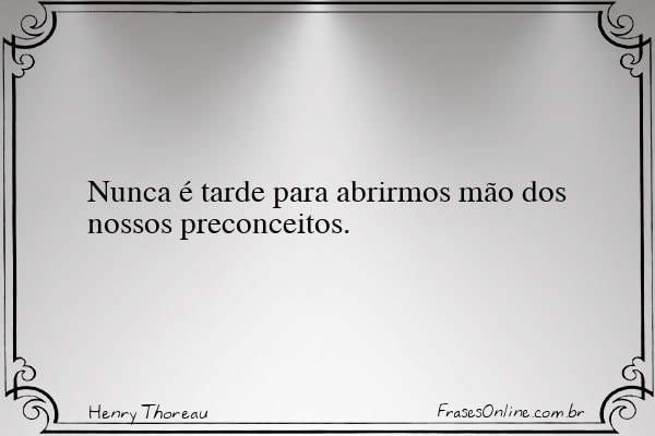 Frase de Henry Thoreau