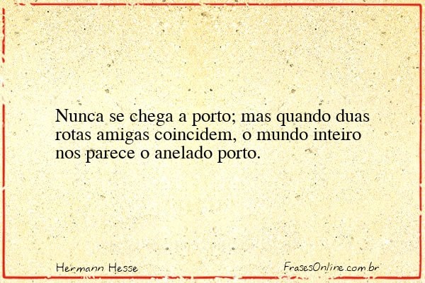 Frase de Hermann Hesse
