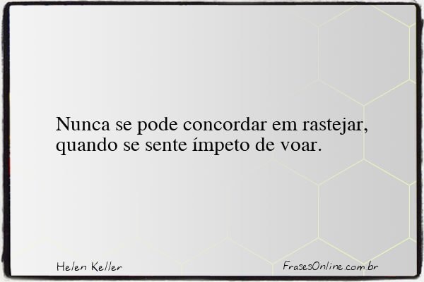 Frase de Helen Keller