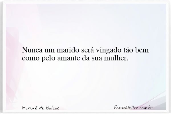 Frase de Honoré de Balzac