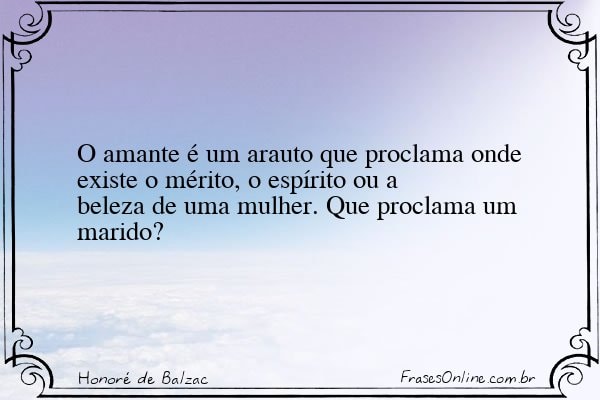 Frase de Honoré de Balzac