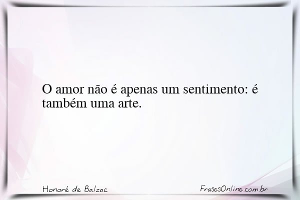 Frase de Honoré de Balzac
