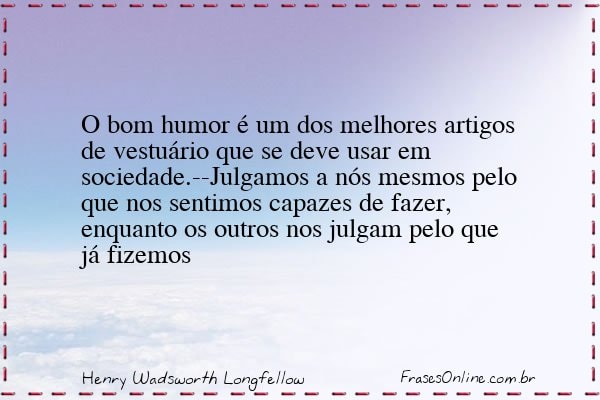 Frase de Henry Wadsworth Longfellow