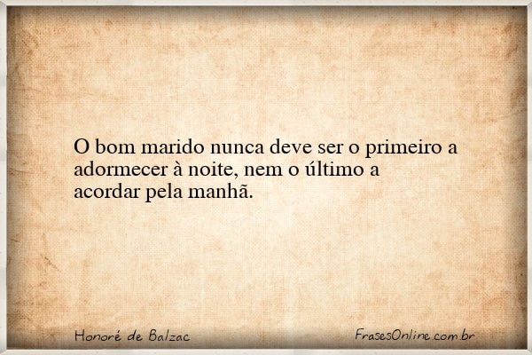 Frase de Honoré de Balzac