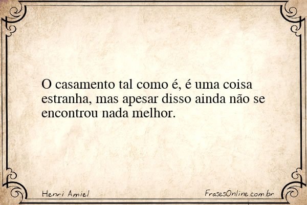 Frase de Henri Amiel