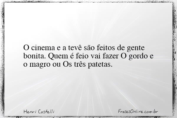 Frase de Henri Castelli