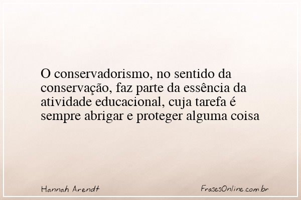 Frase de Hannah Arendt