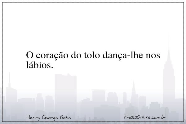 Frase de Henry George Bohn