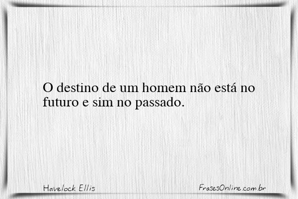 Frase de Havelock Ellis