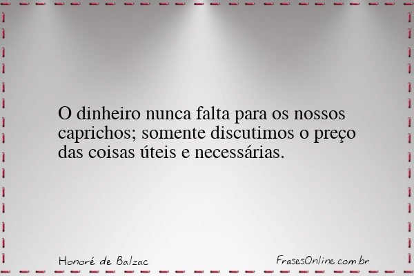 Frase de Honoré de Balzac