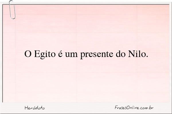 Frase de Heródoto
