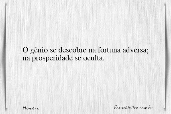 Frase de Homero